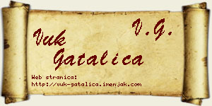 Vuk Gatalica vizit kartica